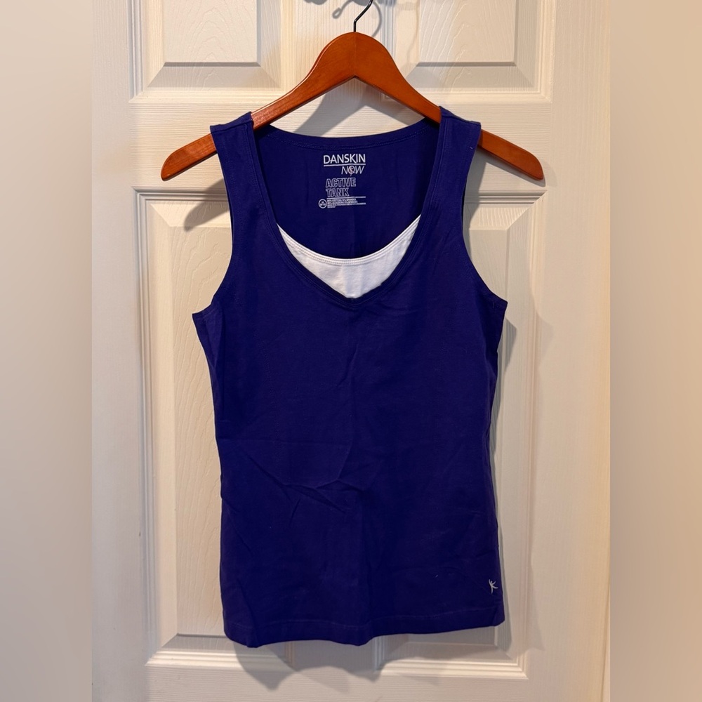 Danskin Now Women's Blue Active Tank Top